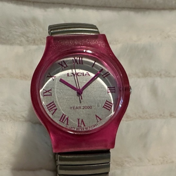 Orologio LYCIA Year 2000 Unisex Quartz Wristwatch NOS Vintage Use. - Picture 1 of 7